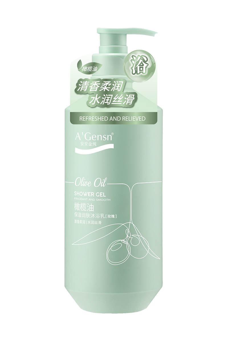 安安金純橄欖油保濕潤(rùn)膚沐浴乳